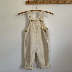 Relaxed Fit Denim Bib Overalls